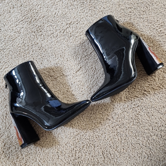 Dolls Kill x Lady Godiva - Excited Enough Patent Ankle Boots - Picture 5 of 11